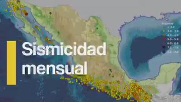 México registró más de 2,300 sismos durante junio: SSN