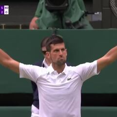 Se le nota especialmente motivado: la euforia de Djokovic tras su épica