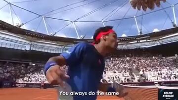 No es la primera de Fognini: así se peleó con Nadal en mitad de la final de Hamburgo en 2015