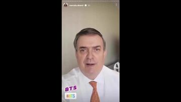 ¿Por qué los fans de BTS han llenado de mensajes a Marcelo Ebrard?