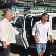 Di Maria se lleva un baño de masas a su llegada a Turín: gran recibimiento de los aficionados de la Juventus