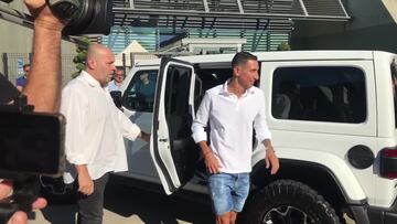 Di Maria se lleva un baño de masas a su llegada a Turín: gran recibimiento de los aficionados de la Juventus