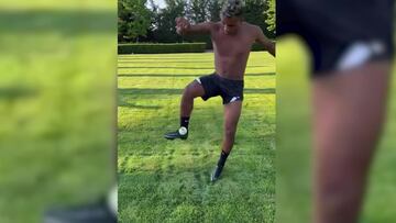 Los malabares imposibles de Rodrygo con una pelota de tenis: lo del final hay que verlo repetido