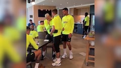 El recibimiento de los argentinos a Richarlisson en el Tottenham