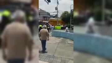 Así fue la gresca entre policías y motociclistas en la CDMX