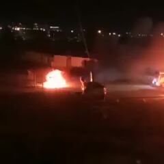 La barra de Aldosivi incendia los vehículos del plantel