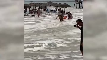 ‘Mini-tsunami’ en Cádiz