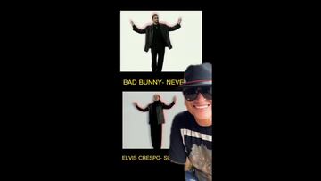 Elvis Crespo reacciona al homenaje que le hizo Bad Bunny