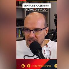 Mr. Chip, a pecho descubierto y sin cortarse: los 20″ más tajantes sobre Casemiro, el Madrid y el United