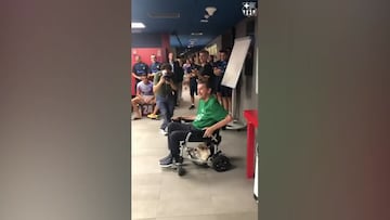 El sentido discurso de Unzu¨¦ en el vestuario del Bar?a: impacta ver a los jugadores