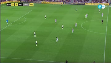 Es una obra de arte: el gol del Manchester City que enamoró al Camp Nou