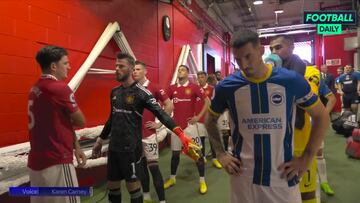 La afición del United encumbra a De Gea y la toma con Maguire por este suceso en el túnel 