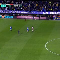 ¡Dónde ibas Marquitos! La fea entrada de Rojo en el Superclásico que le costó la roja