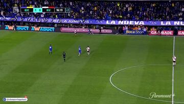 ¡Dónde ibas Marquitos! La fea entrada de Rojo en el Superclásico que le costó la roja