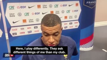 Mbappé: “I have more freedom with France than PSG”