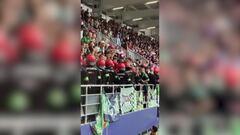La Ertzaintza invade la grada visitante de Ipurua y carga contra varios aficionados del Racing