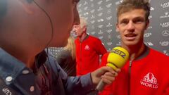 Schwartzman se deshace en elogios con Federer: “Lo sacaría del tenis y lo analizaría como persona”