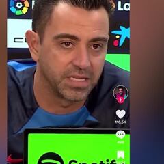 Jamás se había visto a Xavi emocionarse así con un jugador: esto dijo sobre Aubameyang