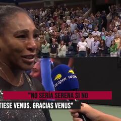 La grada en pie y totalmente volcada: las palabras de Serena a Venus en su retirada que agrandan su leyenda