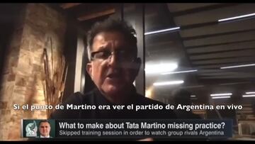 Osorio sobre Martino y ver el partido de Argentina:”Yo me hubiera concentrado en mi equipo”