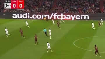 Festival de Musiala con el Bayern: la última jugada la comparan con Messi