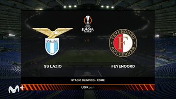 Resumen y goles del Lazio vs Feyenoord de la jornada 1 de la Europa League