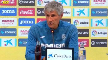 Quique Setién y por qué no le gusta enfrentarse al Real Madrid mañana