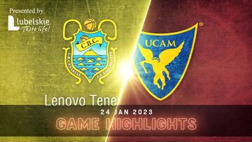 Resumen del Lenovo Tenerife vs UCAM Murcia de la Basketball Champions League