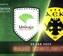 Resumen del Unicaja vs AEK de la Basketball Champions League