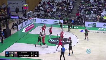 Resumen del Joventut vs Cedevita Olimpija de la Eurocup