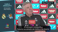 La ironía de Ancelotti contra Gil Marín y su “el sistema está hecho para el Madrid”