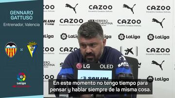 Gattuso: “Gabriel Paulista no me ha faltado al respeto, ni yo a él”