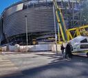La imagen del Bernabéu que es oro para el madridismo: así luce el estadio por la parte de la Castellana