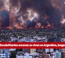 Escalofriantes escenas se viven en Argentina tras incendio fuera de control