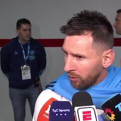 Messi acaba con Sanabria y su escupitajo en un segundo: “No sé ni quién es”