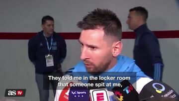 Did Sanabria spit at Messi in Argentina vs Paraguay? What did Messi say?