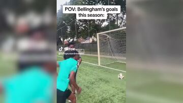 Es el jugador más en forma de Europa y no escapa a la burla: el vídeo de Bellingham que arrasa en redes