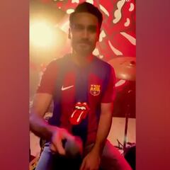 Xavi and the Barça Rolling Stones