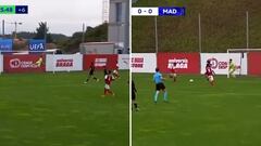 El héroe del Madrid en Braga: las dos paradas de gran mérito de Fran González, perla del Juvenil