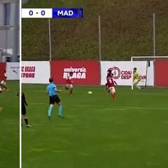 El héroe del Madrid en Braga: las dos paradas de gran mérito de Fran González, perla del Juvenil