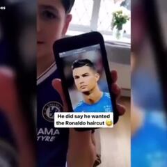 Watch: Young boy distraught when Ronaldo haircut doesn’t go to plan