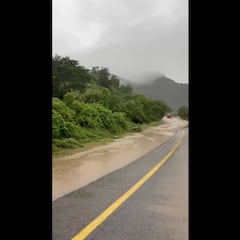 Video: Así quedó la Autopista del Sol, tras el paso del Huracán Otis