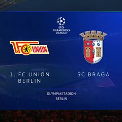 Resumen y goles del Unión Berlín vs. Braga de Champions League