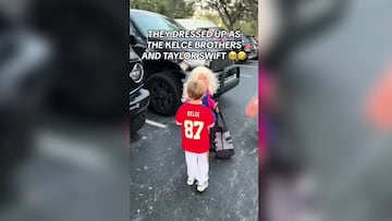 El mejor disfraz de Halloween: Los hermanos Kelce y Taylor Swift