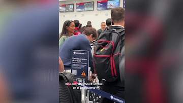 Charles Leclerc vivió la experiencia completa en el Aeropuerto de la Ciudad de México