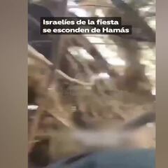 Terrible imagen: asistentes al festival de Israel se tuvieron que esconder en la maleza durante el ataque de Hamás