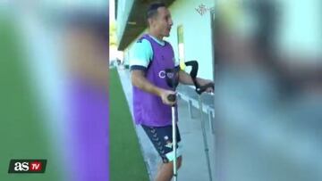 La broma de Andrés Guardado a Marc Bartra para hacerle sonreír en medio de su recuperación