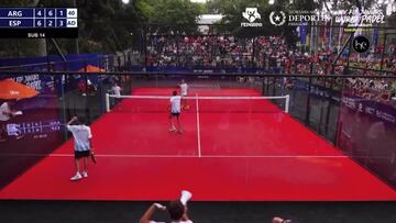 La escena en mitad del Mundial de pádel llena de polémica e insultos