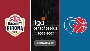 Resumen del Básquet Girona vs Río Breogán, jornada 10 de la Liga Endesa
