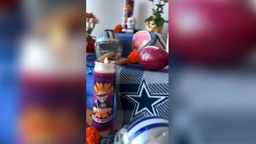Los Dallas Cowboys celebraron el Día de Muertos con esta ofrenda